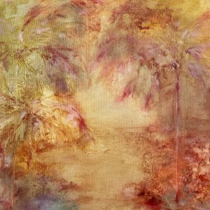 Solbeskinnede tropiske palmer af JMF FINE ART
