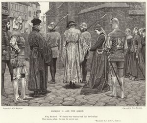 Richard II og dronningen, Richard II, akt V, Scene I