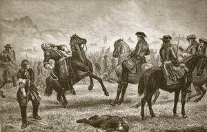 Vilhelm III under belejringen af Namur, graveret af Butterworth and Heath