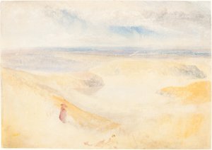 En Yorkshire River, ca. 1827. af Joseph Mallord William Turner