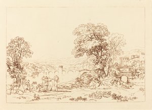 Apuleia på jagt efter Apuleius. af Joseph Mallord William Turner