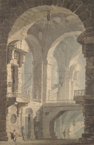 Mørkt Fængsel Mørkt Fængsel, 1790-99. af Joseph Mallord William Turner