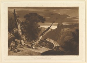 Fra Spensers Fairy Queen Liber Studiorum, del VII, tavle 36, juni 1811. af Joseph Mallord William Turner