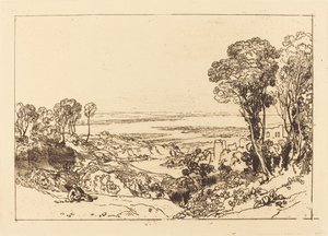 Junction of Severn and Wye, udgivet 1811. af Joseph Mallord William Turner