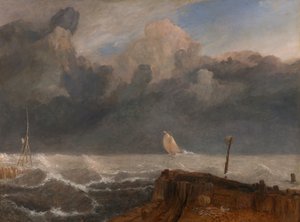 Port Ruysdael, mellem 1826 og 1827. af Joseph Mallord William Turner