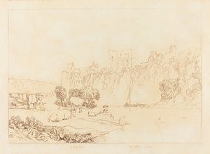 River Wye, udgivet 1812. af Joseph Mallord William Turner
