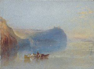 Scene på Loire, c1826-1830 af Joseph Mallord William Turner
