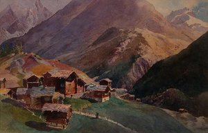 Zermatt fra Platten af J.M. Donne