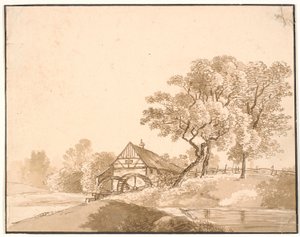 En mølle ved Lausanne