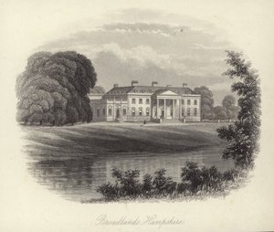 Broadlands Hampshire af J.P. Neale