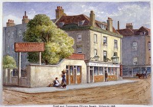 Old Goat and Compasses Inn, Marylebone Road, London, 1868 af JT Wilson