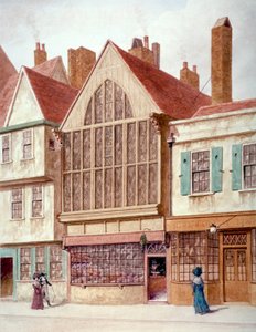 Udsigt over Trinity Hall, Aldersgate Street, City of London, 1780.