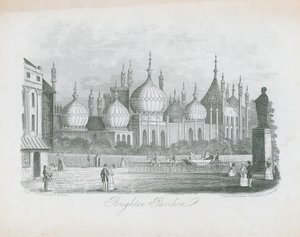 Generel udsigt over Brighton Pavilion af J.T. Wood