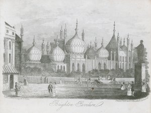 Generel udsigt over Brighton Pavilion af J.T. Wood