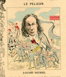 Menagerie Republicaine Humoristisk galleri med hovedpersonerne i Den Tredje Republik, nummer 33, Satirique en Couleurs af J. (1847 1892) Blass