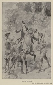 Tilfangetagelse af Andre (litho) af J. (after) Steeple Davis