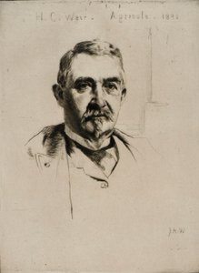 Portræt af oberst H.C. Weir (Agricola) af J. Alden Weir