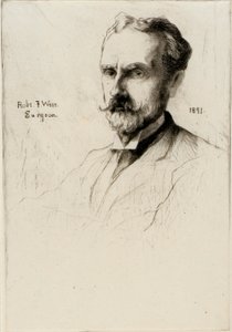 Portræt af Dr. Robert F. Weir af J. Alden Weir