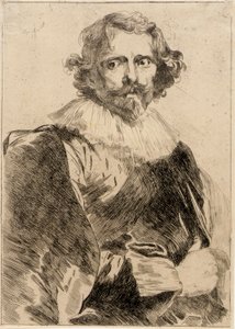 Portræt af Lucas Vorsterman af J. Alden Weir