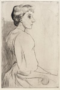Portræt af en kvinde af J. Alden Weir