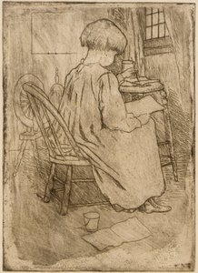 Den lille kunstner af J. Alden Weir