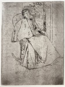 Gyngestolen af J. Alden Weir