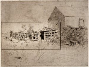 Webb-gården af J. Alden Weir