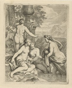 Thetis vender tilbage til sine vandnymfer Scener fra Achilles