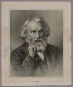 Henry Wadsworth Longfellow, 1875. af J. Baker