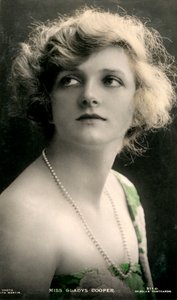 Gladys Cooper 1888-1971, engelsk skuespillerinde, begyndelsen af det 20. århundrede.