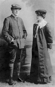 Mabel Hackney og Laurence Irving, 1907.