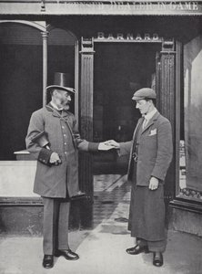 Hocktide ved Hungerford, Crier samler Pennies af J. Benjamin Stone