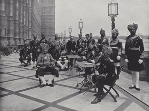 Indiske repræsentanter ved King Edwards Coronation af J. Benjamin Stone