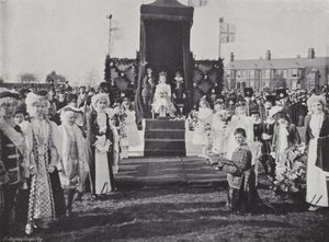 Knutsford May Day Festival, der kroner dronningen af J. Benjamin Stone