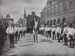 Knutsford May Day Festival, Morris Dancers af J. Benjamin Stone