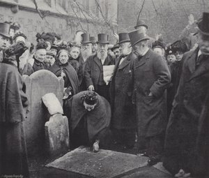 Afhenter Sixpences på Smithfield af J. Benjamin Stone