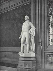 Statue af Pitt af J. Benjamin Stone