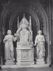 Statue af dronning Victoria af J. Benjamin Stone