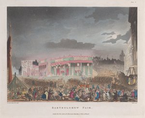 Bartholomew Fair, 1. februar 1808., 1. februar 1808. af J. Bluck