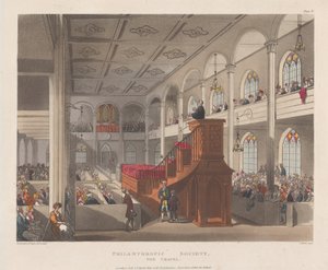 Filantropisk Selskab, Kapellet, 1. april 1809., 1. april 1809. af J. Bluck