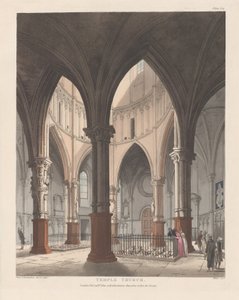 Temple Church, 1. september 1809., 1. september 1809. af J. Bluck