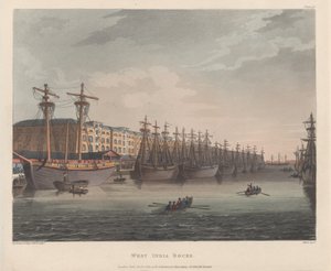 West India Docks, 1. januar 1810., 1. januar 1810. af J. Bluck