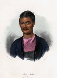 Ram Ruttun. En Brahman, c1840. af J. Bull