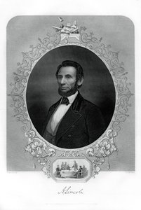 Præsident Abraham Lincoln, amerikansk politiker, 1862-1867. af J. C. McRae