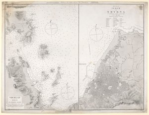 Kort over havnene i Smyrna-bugten af J. & C. Walker
