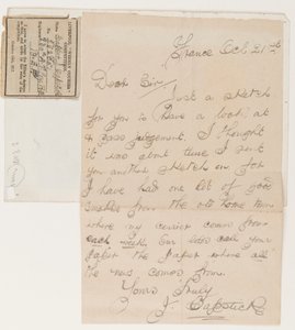 Brev til redaktøren af Liverpool Weekly Courier, 21. oktober 1917 af J. Capstick