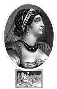 Kleopatra, dronning af Egypten, 1804. af J. Chapman