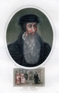 John Knox, skotsk religiøs reformator, 1812. af J. Chapman
