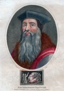 Thomas Cranmer, ærkebiskop af Canterbury, 1802. af J. Chapman