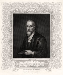 Nicholas Ridley, biskop af London, 1800-tallet af J. Cochran